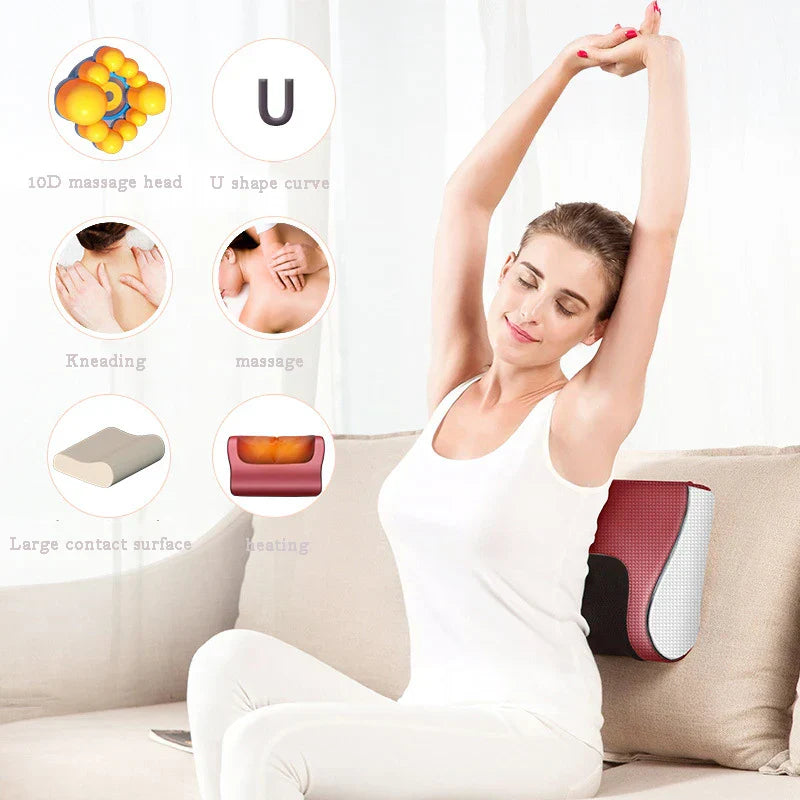 ARABIAN QUEEN™ Red Pillow Massager – جهاز تدليك الوسادة الحمراء